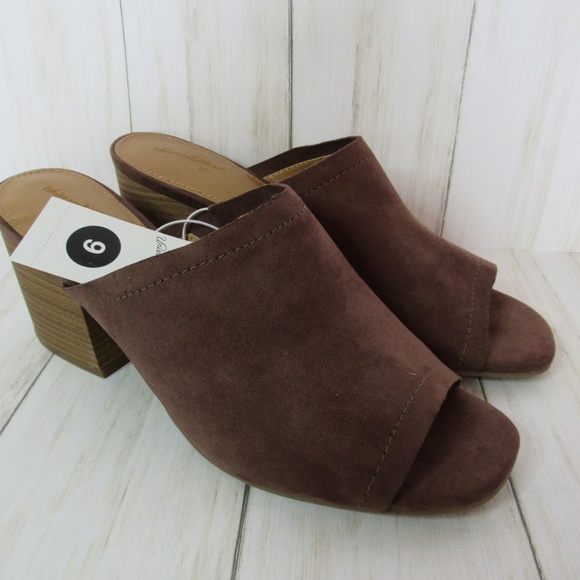 Womens Norelle Microsuede Stacked 3" Heeled Mule - Picture 3 of 6